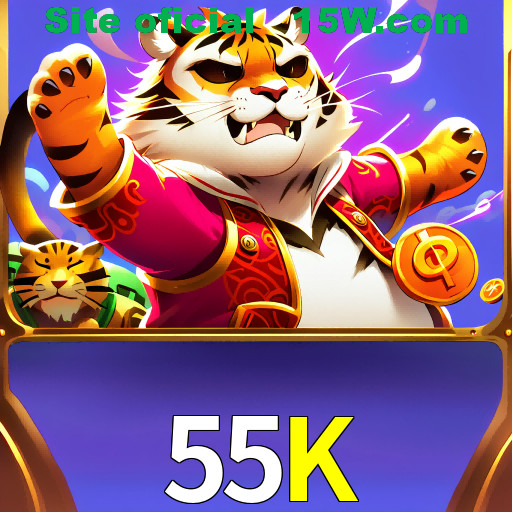 Imagem promocional da 55K mostrando a plataforma e suas vantagens